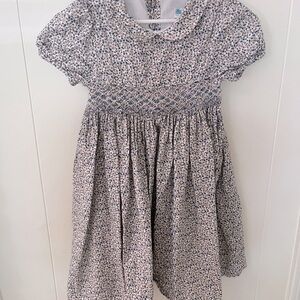 Size 5 Luli & Me smocked floral dress